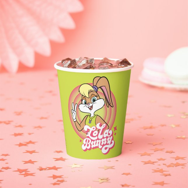 Lola Retro LOONEY TUNES™ Rings Paper Cups (Insitu)