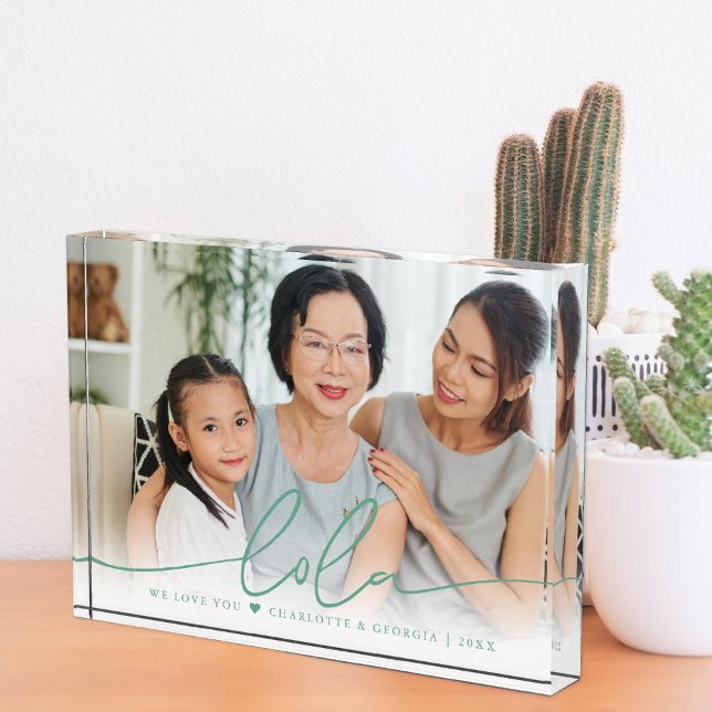 Lola Script Overlay | We Love You Photo Block (Creator Uploaded)