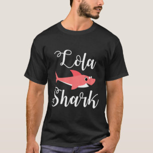 Lola Shark Funny Grandma Mothers Day Gift Women's T-Shirt
