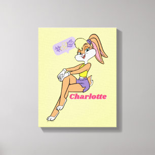 Lola Sitting Canvas Print