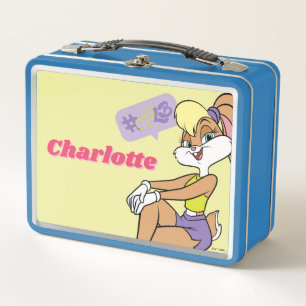 Lola Sitting Metal Lunch Box