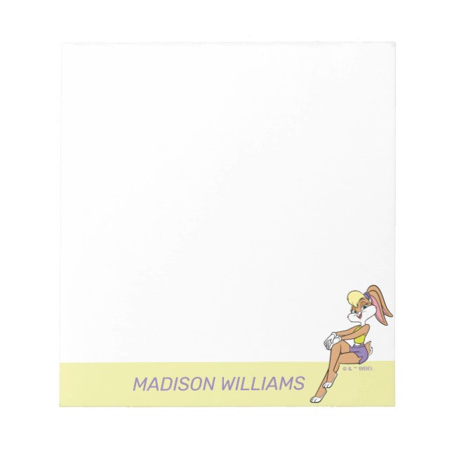 Lola Sitting Notepad (Front)