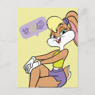 Lola Sitting Postcard