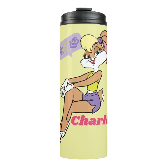 Lola Sitting Thermal Tumbler (Front)