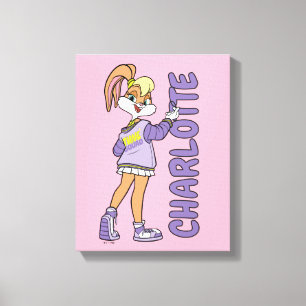 Lola TUNE SQUAD™ Varsity Heart Canvas Print