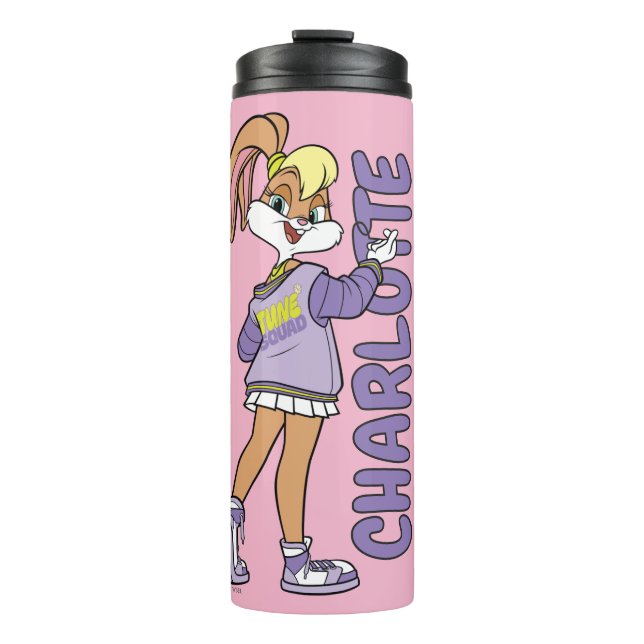 Lola TUNE SQUAD™ Varsity Heart Thermal Tumbler (Front)