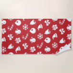 Lolailo 12 Merry Christmas/Feliz Navidad Beach Towel<br><div class="desc">Lolailo Collection,  only at The World Gone Crazy t-shirts!</div>