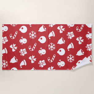 Lolailo 12 Merry Christmas/Feliz Navidad Beach Towel