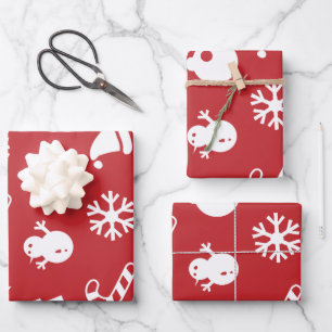 Lolailo 12 Merry Christmas/Feliz Navidad Wrapping Paper Sheet