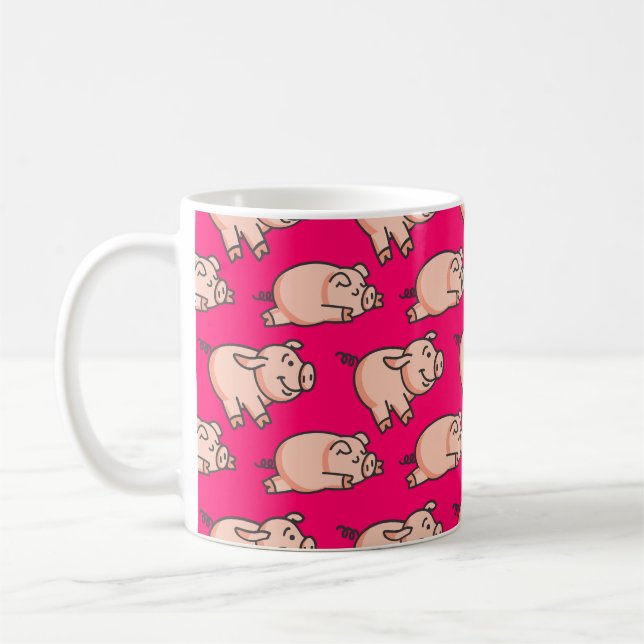 Lolailo 19 Oink Oink Coffee Mug (Left)