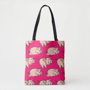 Lolailo 19 Oink Oink Tote Bag