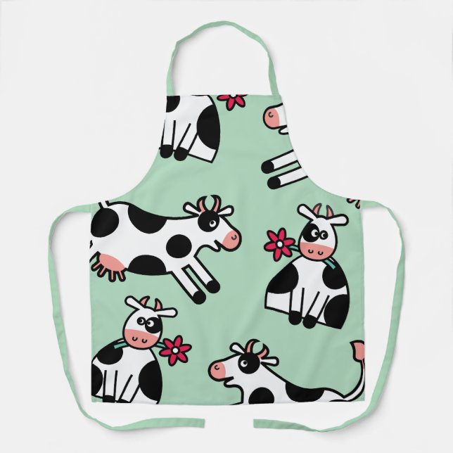 Lolailo 22 Flower Power Cow Apron (Front)