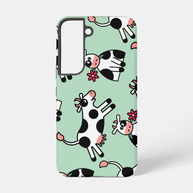 Lolailo 22 Flower Power Cow Samsung Galaxy S22 Case (Back)