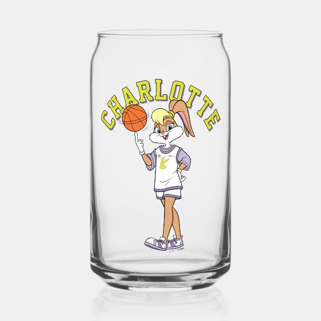 Lola's Basketball Spin Can Glass (Front)