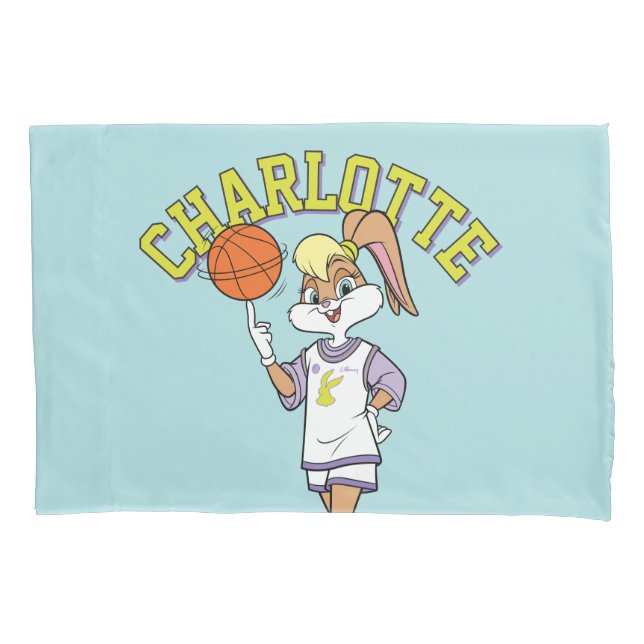 Lola's Basketball Spin Pillowcase (Front)
