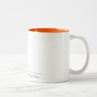 Lola's Magic Feather Two-Tone Coffee Mug