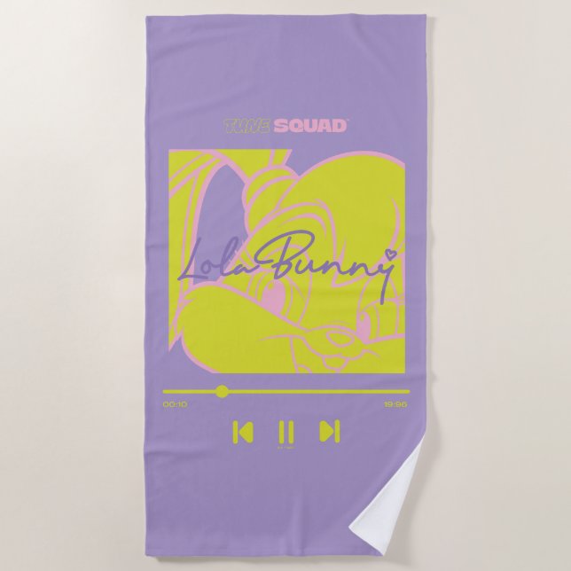 Lola's Music Player Beach Towel (Front)