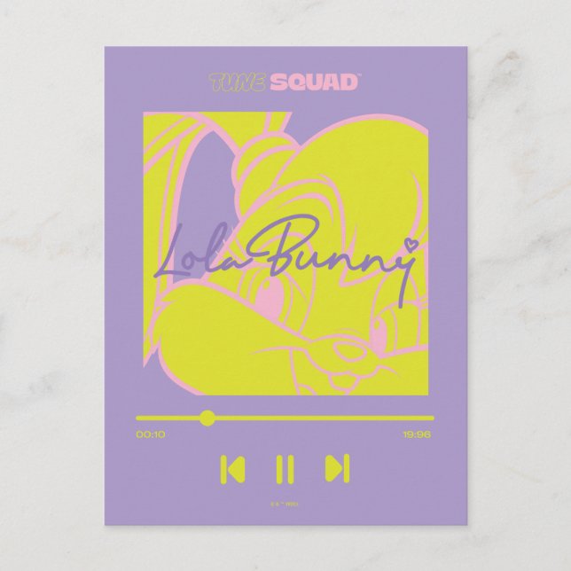 Lola's Music Player Postcard (Front)