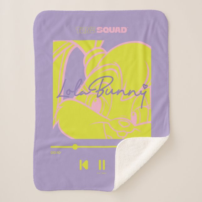 Lola's Music Player Sherpa Blanket (Front)