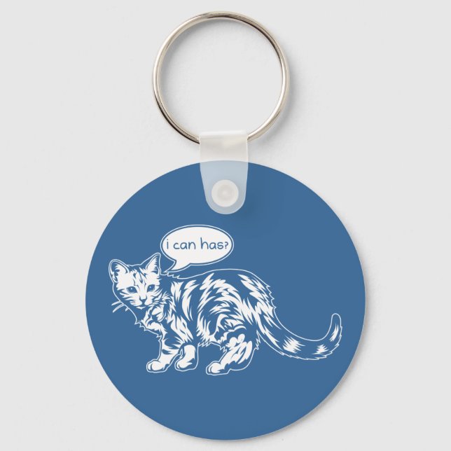 lolcat - i can has? key ring (Front)