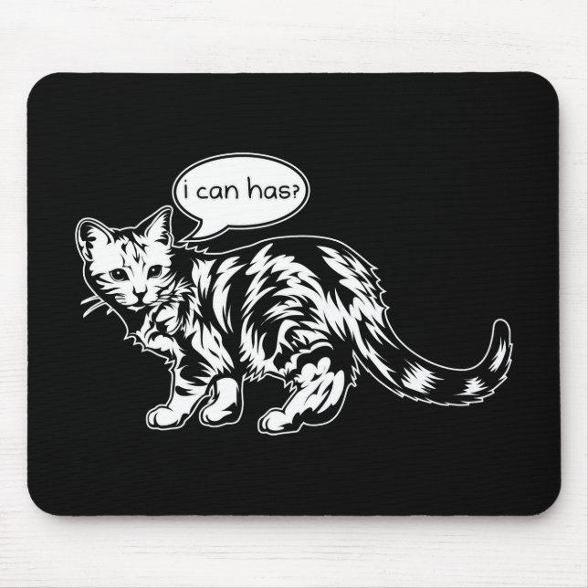 lolcat - i can has? mouse pad (Front)