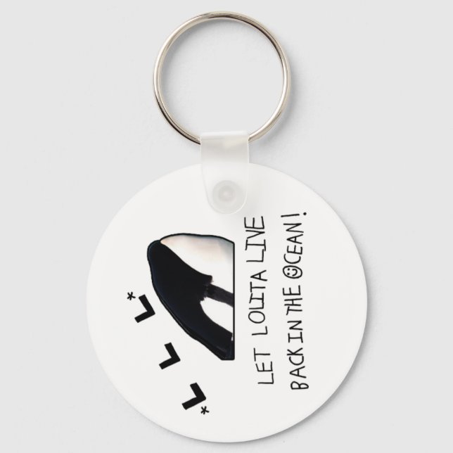 Lolita Retirement Keychain (Front)