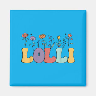 Lolli Gifts Women Wildflower Floral Lolli Grandma Magnet