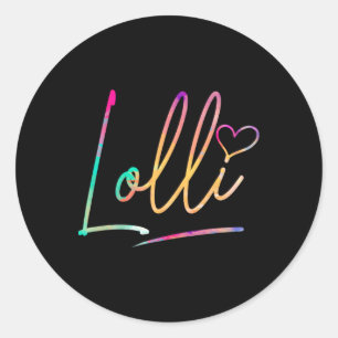 Lolli Grandma Mothers Day Gifts For Mum Mama  Classic Round Sticker