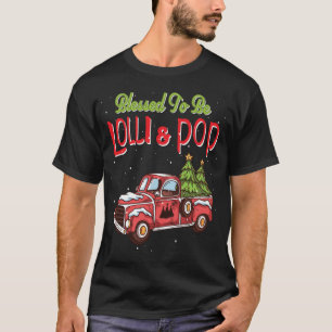 Lolli & Pop Christmas Pajama Grandparents Grandmot T-Shirt