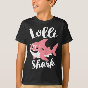 Lolli Shark Mother's Day Grandma Funny T-Shirt