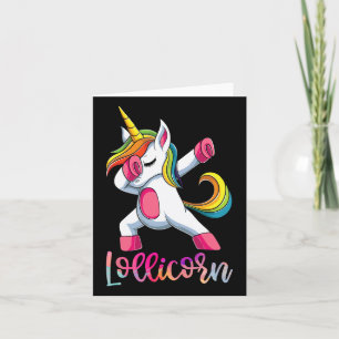 Lollicorn Lolli Unicorn Shirt Card