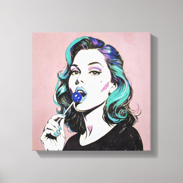 lollipop'25 canvas print (Front)