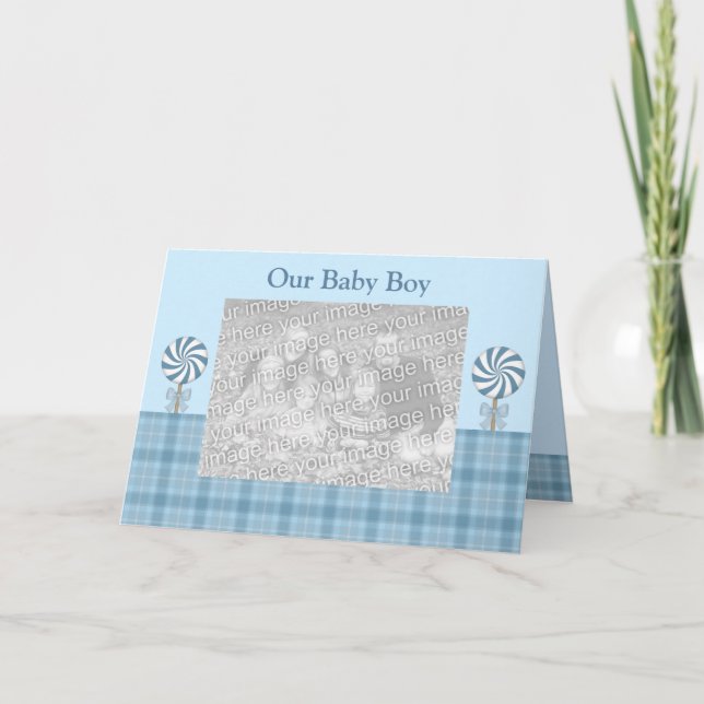 Lollipop Babies Birth Announcement (Front)