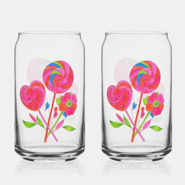 Lollipop Bouquet Glass (Front)