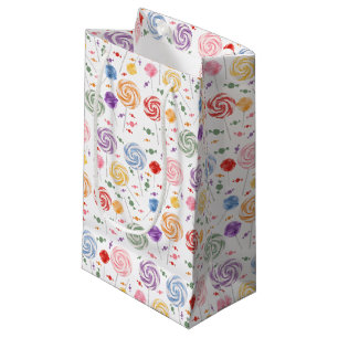 Lollipop Candy Pattern Colourful Small Gift Bag