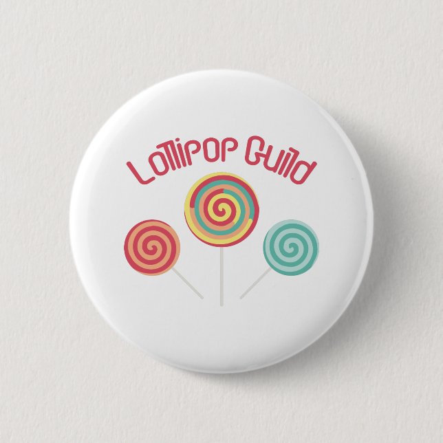 Lollipop Guild 6 Cm Round Badge (Front)