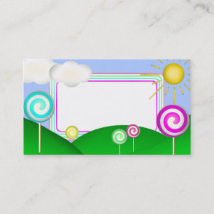 Lollipop land business card