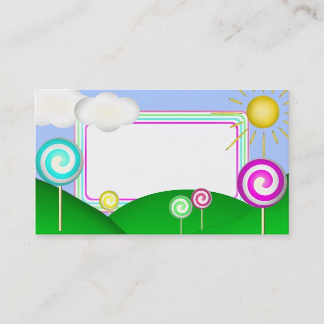 Lollipop land business card (Front)