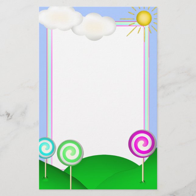 Lollipop land stationery (Front)