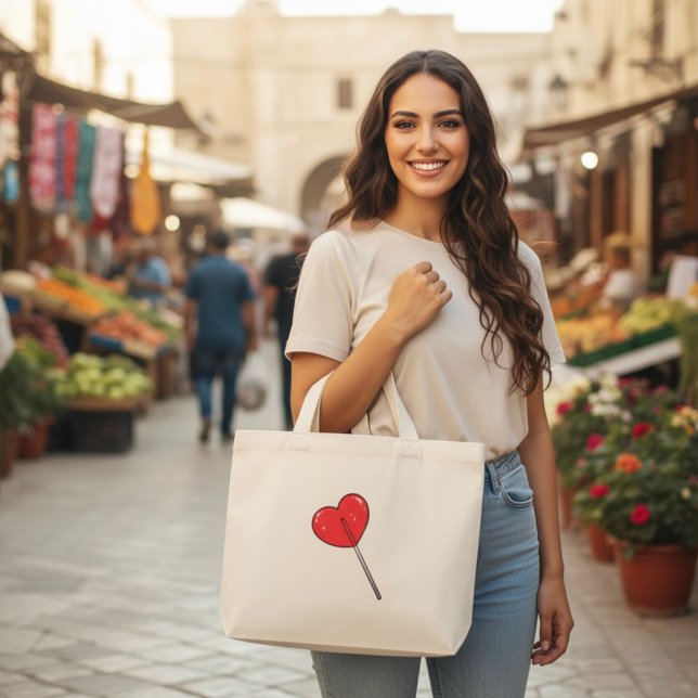 Lollipop Large Tote Bag (Creator Uploaded)