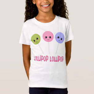 Lollipop Lollipop Green Pink Purple Kawaii Style T-Shirt