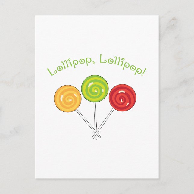 Lollipop Lollipop Postcard (Front)