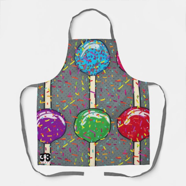 Lollipop Love Apron (Front)