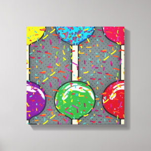 Lollipop Love Canvas Print