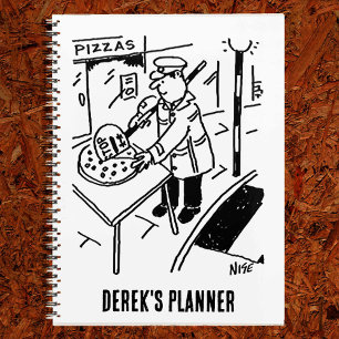 Lollipop Man is Slicing a Pizza Planner