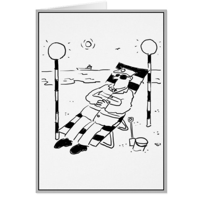 Lollipop Man is Sunbathing. Surreal (Front)