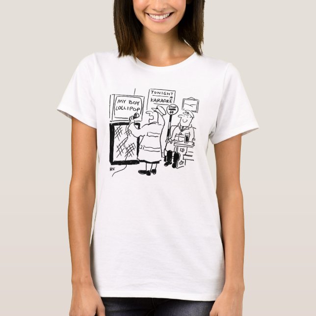 Lollipop Man & Lollipop Lady Karaoke T-Shirt (Front)