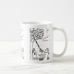 Lollipop Man Rescues Ball From Tree Coffee Mug