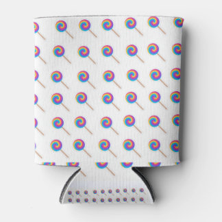 Lollipop Pattern Can Cooler