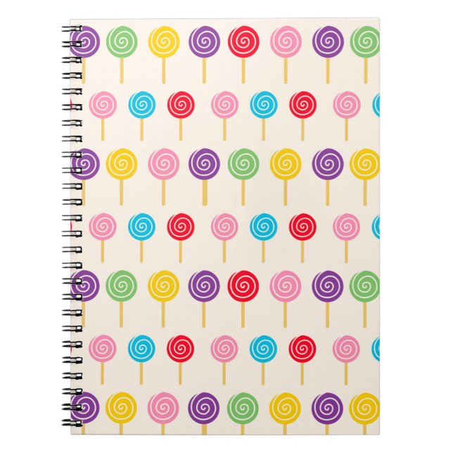 Lollipop pattern notebook (Front)